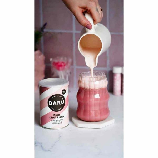 Pó de Barú Chai Latte Rosa 250 g - Delicioso e Aromatico Chai Latte em Pó para Desfrutar em Casa. Compre Agora!