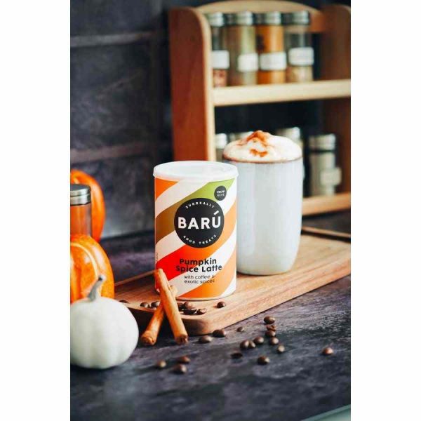 Barú Café com Café com Especiarias de Abóbora em Pó - Pack de 6 x 250 g, Mistura Premium para um Café Especial e Aromático