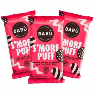 Barra de Chocolate ao Leite Barú S'more Puff Bonkers 85g - Delícia irresistível para os amantes de chocolate! Aproveite esta oferta exclusiva.