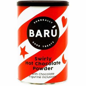 Chocolate quente em pó Barú Swirly 250 g de alta qualidade para desfrutar em casa. Delicie-se com este produto exclusivo!