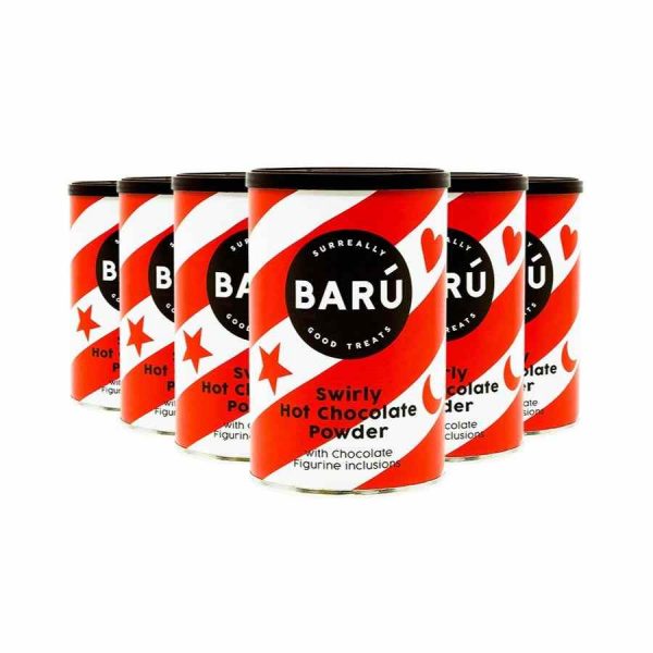 Chocolate quente em pó Barú Swirly 6 x 250 g, delicioso e cremoso. Aqueça-se com este produto de grande qualidade! Compre já online.