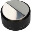 Nivelador de café Barista Space C1 de 58 mm em preto, ferramenta de distribuição de alta qualidade para café. Ideal para baristas exigentes.