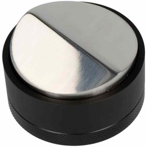 Nivelador de café Barista Space C1 de 58 mm em preto, ferramenta de distribuição de alta qualidade para café. Ideal para baristas exigentes.