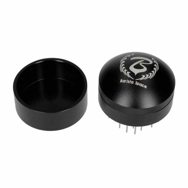 Charme e precisão: Ferramenta de distribuição WDT de agulha Barista Space C3 58 mm para café perfeito. Compre online hoje!