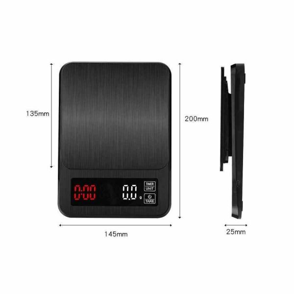 Balança digital Barista Space com temporizador para precisão perfeita no café. Ideal para os amantes da café exigentes. Compre online!