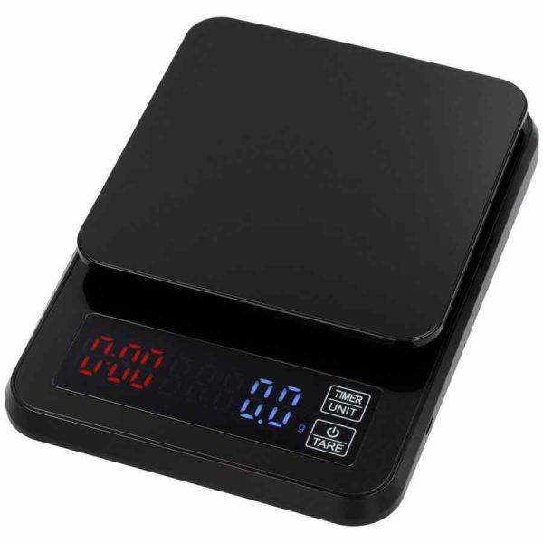 Balança digital Barista Space com temporizador - Aprecie a precisão na arte do café. Ideal para preparar a sua bebida favorita com perfeição!