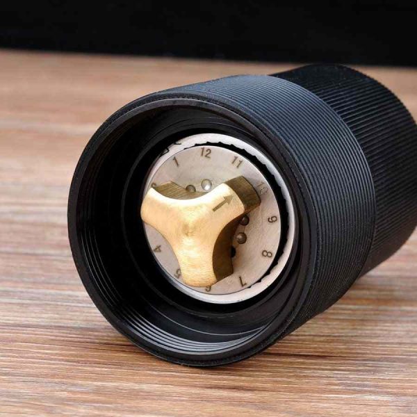 Moedor manual Barista Space preto - Ferramenta de alta qualidade para café fresco em casa