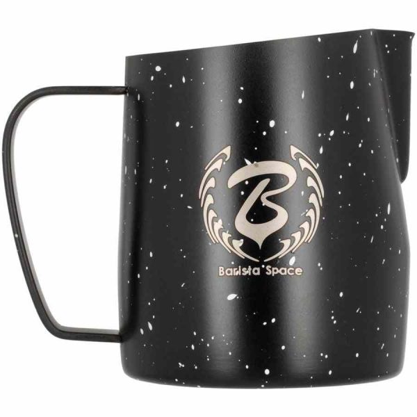Caneca de leite Barista Space 450 ml, Star Night - Utensílio de barista de alta qualidade para preparar café. Ideal para seu café perfeito!