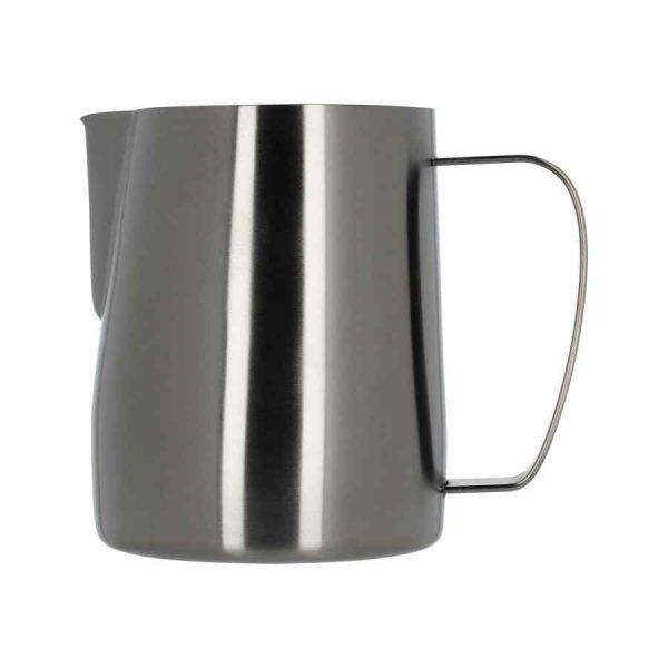 Jarra de leite Barista Space, cinza escuro - acessório premium para espumar leite durante o café. Ideal para baristas profissionais.