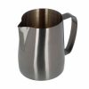Jarra de leite Barista Space cinza escuro para café profissional - Acessório premium para baristas, design elegante e durável. Compre online!