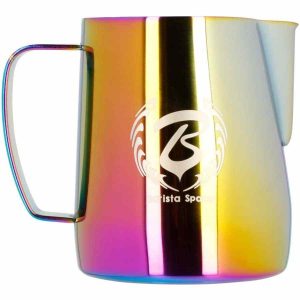 Jarra de leite Barista Space, arco-íris - Acessório premium para café - Loja online de barista Portugal. Artigo de qualidade para latte art.