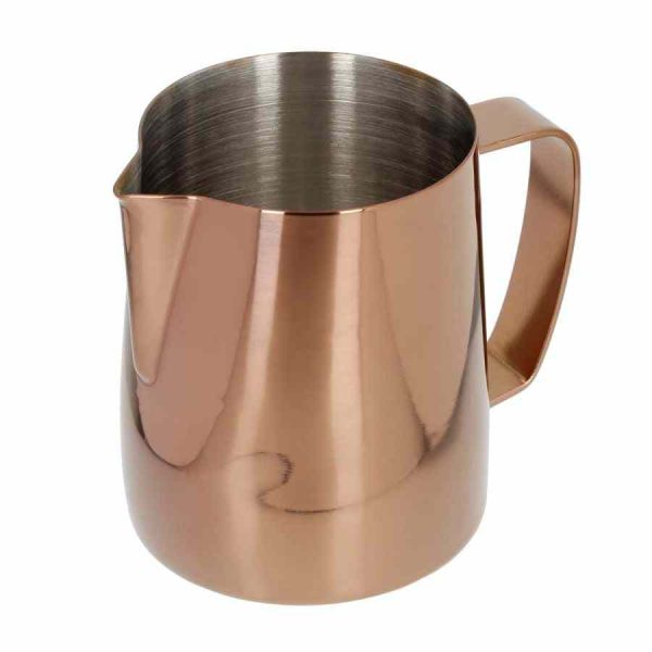 Jarra de leite Barista Space, ouro rosa - Utensílio essencial para espuma perfeita. Compre online e aprimore suas habilidades de barista!