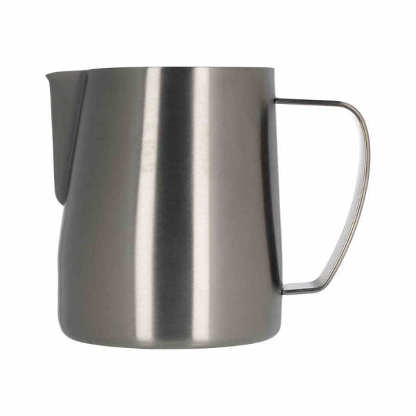 Jarra de leite Barista Space em titânio preto para espumar o leite - Acessório de barista premium para café.