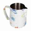 Jarra de leite Barista Space Splash para Latte Art, 600ml - Acessório profissional para baristas, aço inoxidável resistente. Qualidade premium para cafés perfeitos. Compre já!