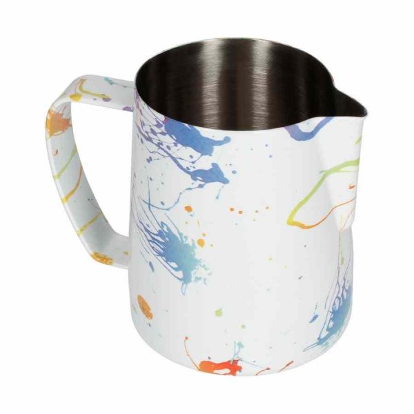 Jarra de leite Barista Space Splash para Latte Art, 600ml - Acessório profissional para baristas, aço inoxidável resistente. Qualidade premium para cafés perfeitos. Compre já!