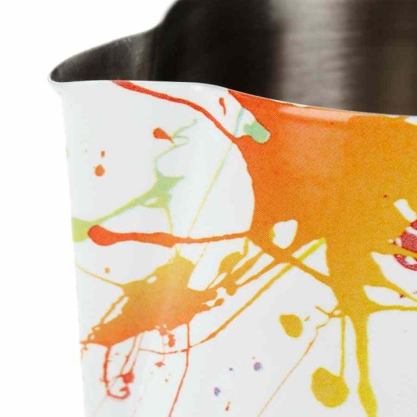 Jarra de leite Barista Space Splash para espumar o leite com precisão e estilo nas suas bebidas favoritas. Ideal para baristas exigentes.