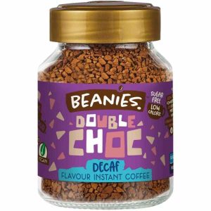Beanies Café Instantâneo Duplo Descafeinado Sabor Chocolate 50 g. Delicie-se com o café descafeinado de chocolate duplo da Beanies. Aproveite!