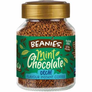 Delicioso Café Instantâneo Descafeinado com Menta e Chocolate, 50 g - Aprecie o Melhor Sabor em Cada Gole!
