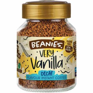 Café Instantâneo Descafeinado Beanies Muito Baunilha 50 g - Delicioso e Aromático para Desfrutar a Qualquer Hora do Dia. Compre Online!