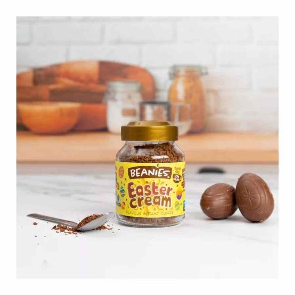 Delicie-se com o Café Instantâneo Beanies de Creme de Páscoa - 50g | Aroma cremoso e irresistível para todos os amantes de café | Compre online agora!