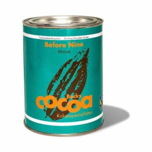Chocolate de menta Becks Before Nine, ideal para beber antes das nove. Delicie-se com o sabor intenso deste chocolate em pó de 250g. Compre já!