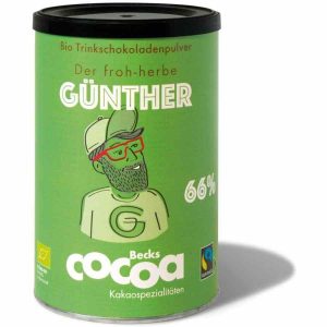 Tablete Becks Günther 66% Cacau Orgânico 300 g - Delícia de chocolate orgânico, vegan e sustentável. Compre já o seu!