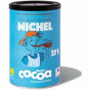 Chocolate premium Becks Michel com 35% de cacau orgânico, 335 g - Delicie-se com esta opção luxuosa e sustentável. Compre já!