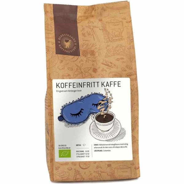 Café Descafeinado Bergstrands Koffeinfritt 250 g Moído - Aprecie o aroma e o sabor intenso deste café descafeinado de alta qualidade. Compre online!