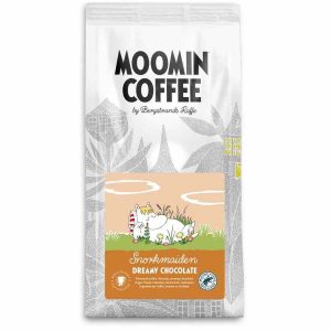 Café moído Bergstrands Moomin Snorkmaiden Dreamy com sabor a chocolate de 250g - Delicie-se com esta mistura premium de café!