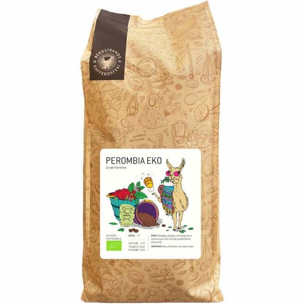 Café Orgânico Bergstrands Perombia EKO em Grão 1 kg - Aroma intenso e delicioso, proveniente de grãos de alta qualidade. Produto premium para os amantes de café.