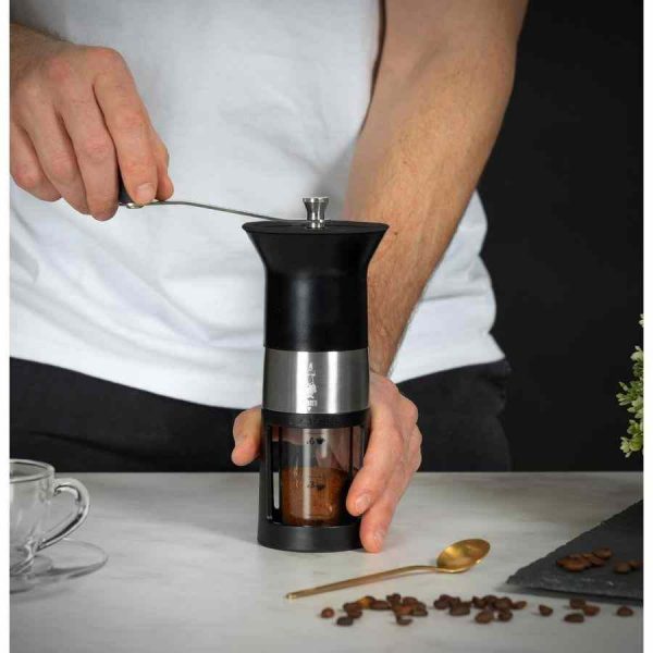 Moedor de café preto Bialetti de alta qualidade para comprar online - frescor garantido!