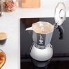 Cafeteira Bialetti Brikka para fogão de indução, espresso de luxo, 4 xícaras - Prepara café aromático e cremoso em casa. Ideal para apreciadores exigentes.