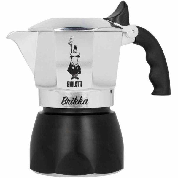 Cafeteira de fogão Bialetti Brikka Restyling para café expresso, design premium para um café perfeito. Ideal para apaixonados por café!