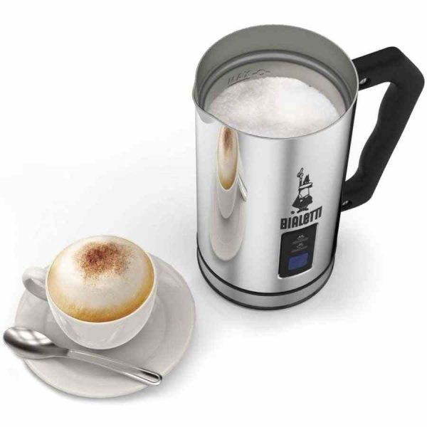 Batedor de leite elétrico Bialetti MK01 - Prepare bebidas deliciosas com facilidade e rapidez. Ideal para cappuccinos e sobremesas cremosas.