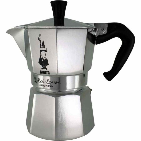 Máquina de café Bialetti Moka Express: prepare cafés expresso perfeitos em casa. Design tradicional, qualidade superior. Compre agora!
