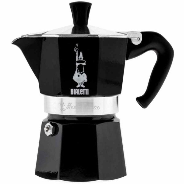 Máquina de café expresso: Bialetti Moka Express, preta - Delicie-se com café perfeito em casa. Compre esta máquina de café expresso de alta qualidade!