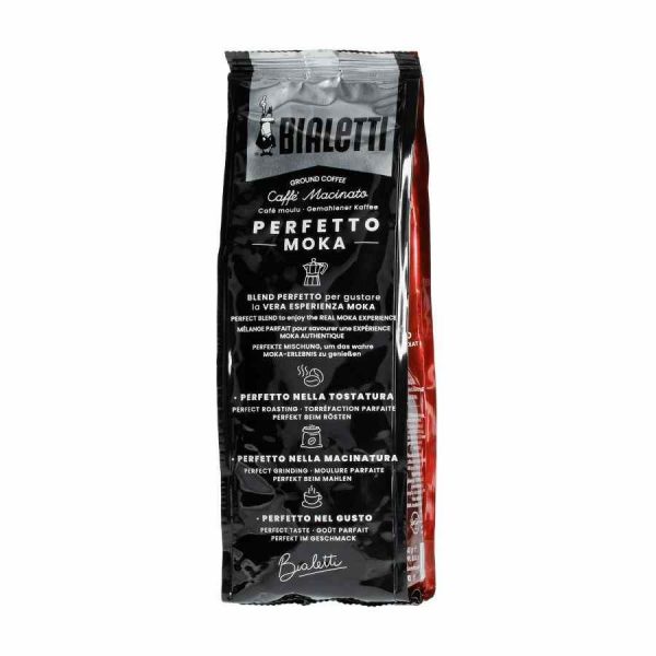 Café Moído de Chocolate Bialetti Perfetto Moka 250 g - Delicioso e Aromático Café com Sabor a Chocolate, Ideal Para Momentos de Puro Prazer!