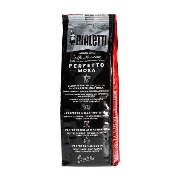 Café Moído Bialetti Perfetto Moka Classico 250 g - Aroma intenso e sabor refinado para apreciar em casa. Compre agora!