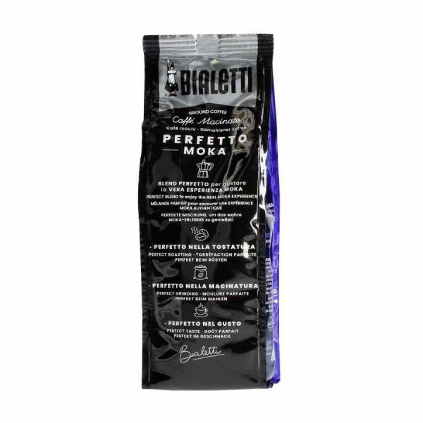 Café Moído Bialetti Perfetto Moka Intenso 250 g - Desfrute de um espresso intenso e aromático com este café moído de qualidade superior. Compre online agora!