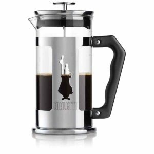 Preziosa French Press da Bialetti para café perfeito em casa - Com design elegante e sofisticado para a sua rotina matinal.