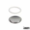 Conjunto de peças sobressalentes Bialetti para Moka Express e fogão de indução - Substituição de junta e placa de filtro para café expresso.