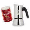 Conjunto Bialetti Venus Moka Pote com Café Moído Lucaffé Classic 250g - Aromas intensos para momentos de prazer à mesa
