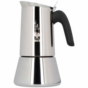 Máquina de café expresso com fogão Bialetti Venus - Prepare cafés deliciosos em casa com qualidade premium! Ideal para os amantes de café exigentes.