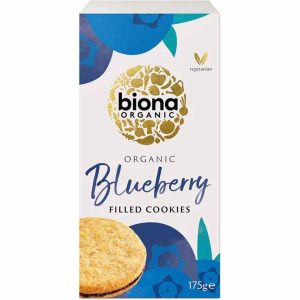 Bolachas de Mirtilo Biológicas Biona Recheadas 175g - Deliciosas e Saudáveis, Certificadas Organicamente, Qualidade Premium - Compre Agora!