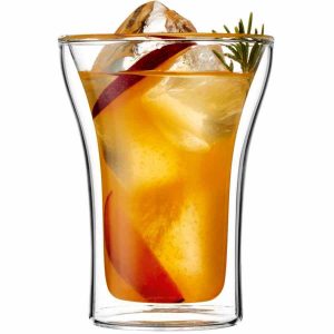Jogo de 2 Copos de Parede Dupla Bodum Assam para Chá - Design Elegante e Funcional para Desfrutar da Sua Bebida Preferida. Ideal para Presentear!