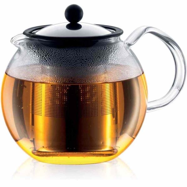 Prensa de Chá Bodum Assam 1,0 l - Desfrute do seu chá com esta prensa elegante e funcional. Adquira já a sua! Ideal para apreciadores de chá.