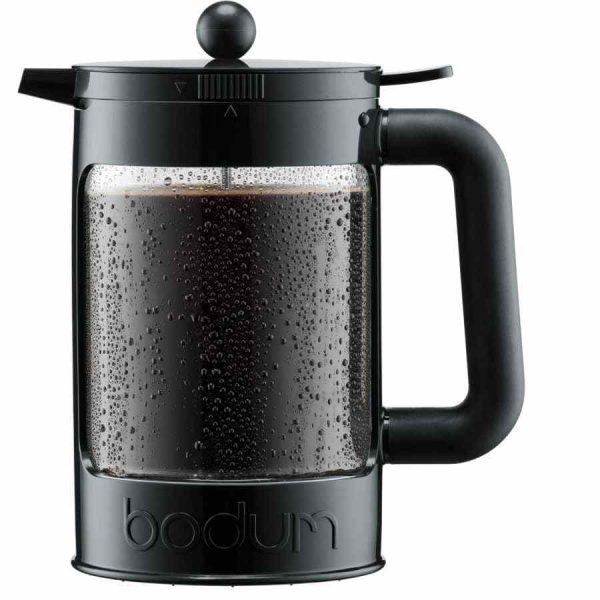 Máquina de Café Cold Brew Bodum Bean Set 1500 ml - Prepara café gelado facilmente em casa, design premium em vidro e aço inoxidável. Ideal para os amantes de café.