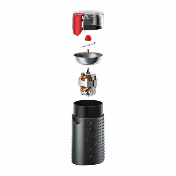 Moedor de Café Bodum Bistro Blade, design preto fosco - Moagem perfeita para seu café fresco!