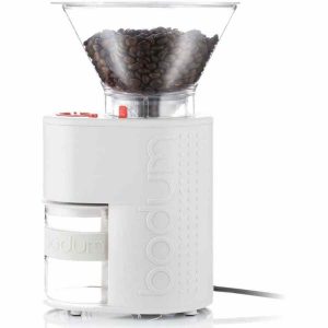 Moedor de café elétrico Bodum Bistro para um café perfeito todas as manhãs no conforto de sua casa. Compre agora e desfrute!