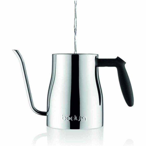Chaleira Bodum Bistro Gooseneck 1 l em Aço, Elegância e Qualidade para o seu Chá diário. Compre Agora!